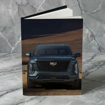 Cadillac Escalade SUV Desert Canyon Front View