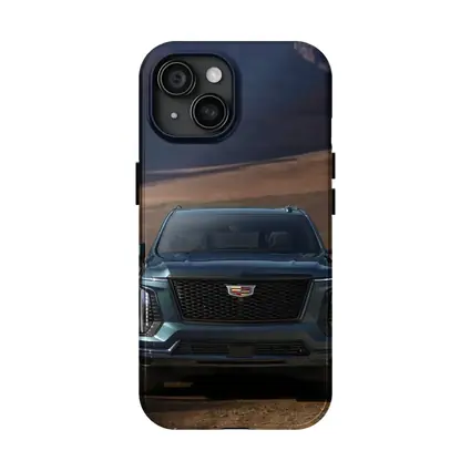 Cadillac Escalade SUV Desert Canyon Front View