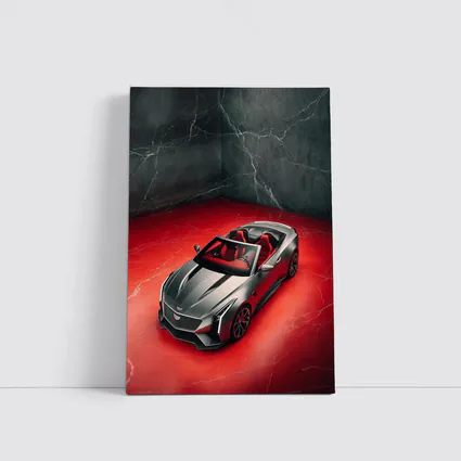 Cadillac XLR Roadster Red Marble Studio