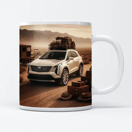 Cadillac XT4 SUV Desert Adventure Scene