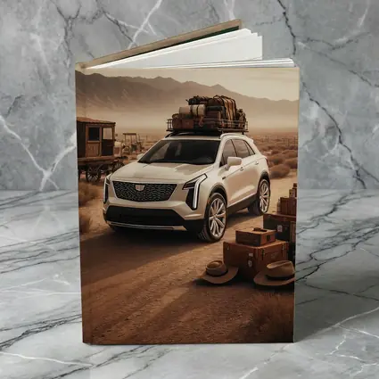 Cadillac XT4 SUV Desert Adventure Scene