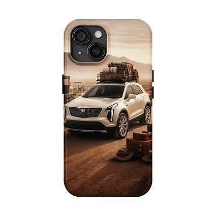 Cadillac XT4 SUV Desert Adventure Scene
