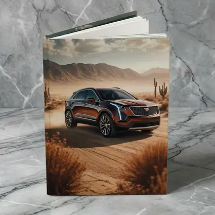 Cadillac XT4 SUV Desert Landscape Drive