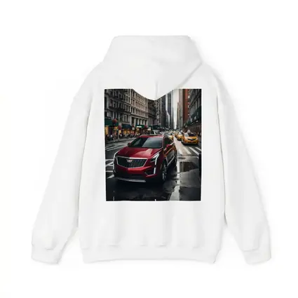 Cadillac XT5 Red SUV New York Street