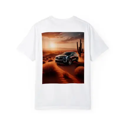 Cadillac XT5 Black SUV Desert Sunset