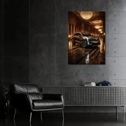 Cadillac XT5 Inside Luxury Hotel Lobby