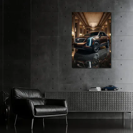 Cadillac XT5 SUV Inside Luxury Hotel