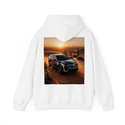Cadillac XT5 Black SUV Desert Sunset