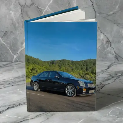 Cadillac CTS Black Sedan Mountain Road