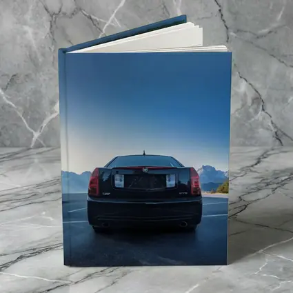 Cadillac CTS Black Rear Mountain Road
