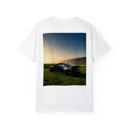 Cadillac CT5 Black Sedan Sunset Field