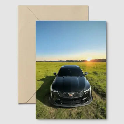 Cadillac CT5 Black Sunset Field Front View