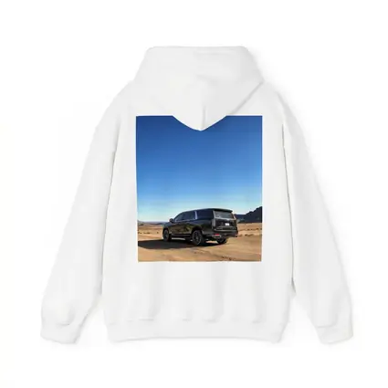 Black Cadillac Escalade Desert Dirt Road