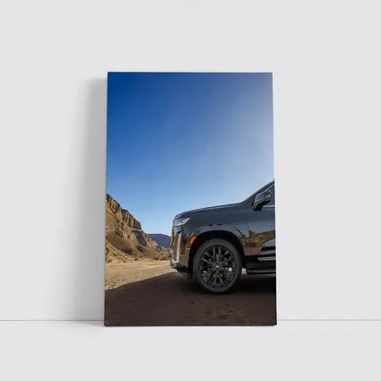 Cadillac Escalade Black Desert Canyon Road