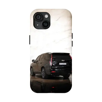 Cadillac Escalade Black Marble Wall Background