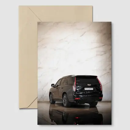 Cadillac Escalade Black Marble Wall Background
