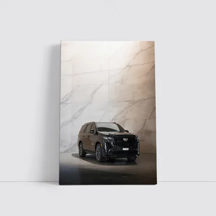 Cadillac Escalade Black Marble Wall Background