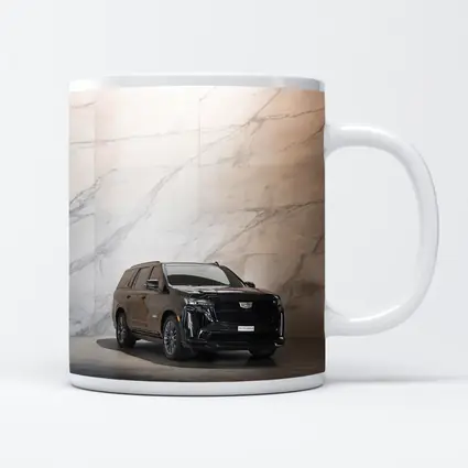 Cadillac Escalade Black Marble Wall Background