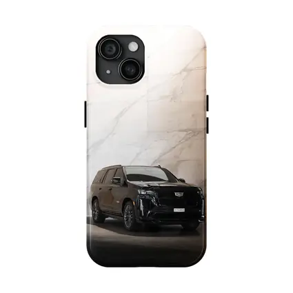 Cadillac Escalade Black Marble Wall Background