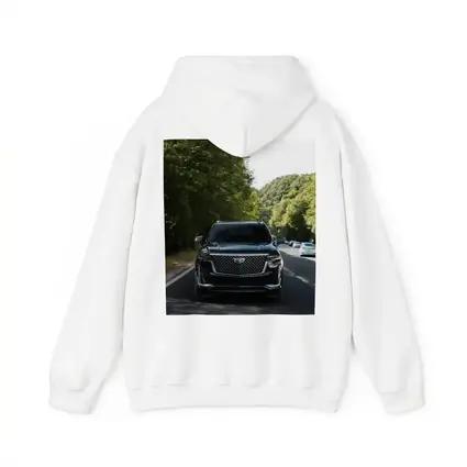 Black Cadillac Escalade On Forest Road