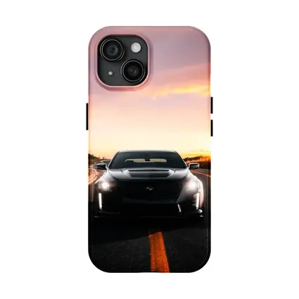 Cadillac CT5 Black Car Sunset Road