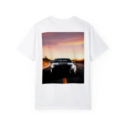Cadillac CT5 Black Car Sunset Road