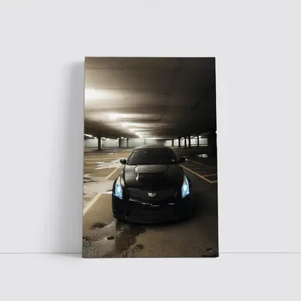 Cadillac ATS Black Underground Parking Garage