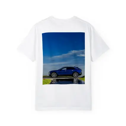 Cadillac Lyriq Blue SUV Cloudy Sky