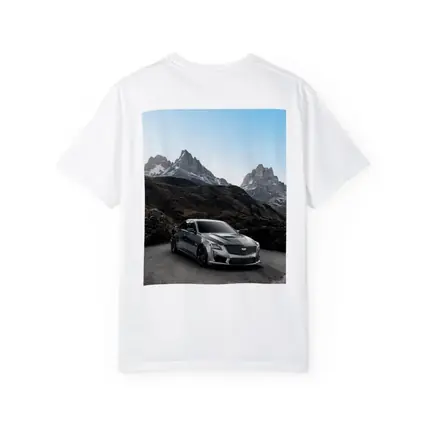 Cadillac CTS Gray Sedan Mountain Backdrop