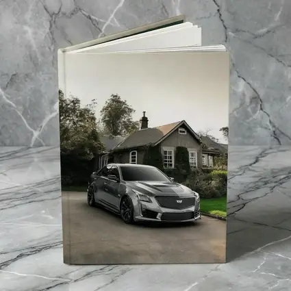 Cadillac CTS Silver Sedan Country Village Setting