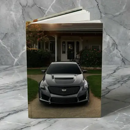 Cadillac CTS Gray Car Village Driveway