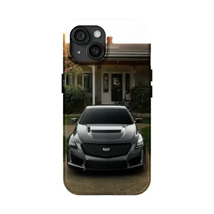 Cadillac CTS Gray Car Village Driveway