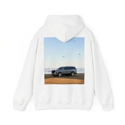 Cadillac Escalade Gray SUV Beach Shore
