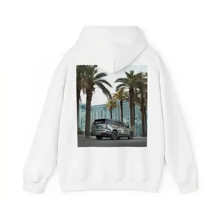 Cadillac Escalade Gray Under Palm Trees