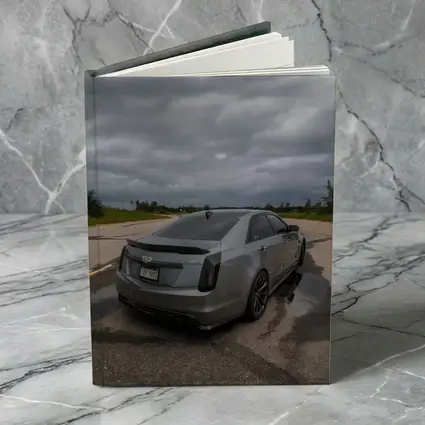 Cadillac CTS Sedan Gray Stormy Road