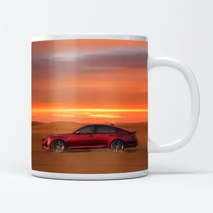 Cadillac CT5 Red Desert Sunset Drive
