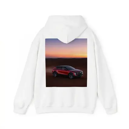 Cadillac Lyriq Red SUV Desert Sunset
