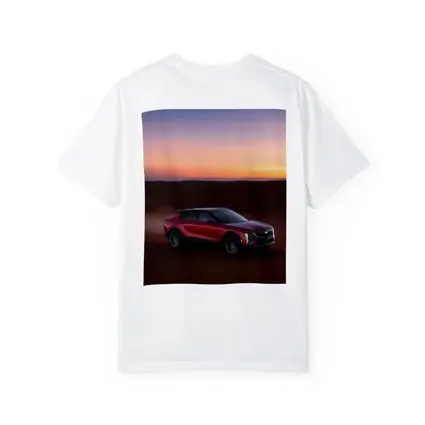 Cadillac Lyriq Red SUV Desert Sunset