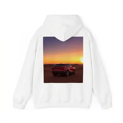 Cadillac SUV Red Desert Sunset Dunes