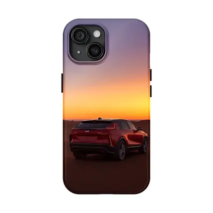 Cadillac SUV Red Desert Sunset Dunes