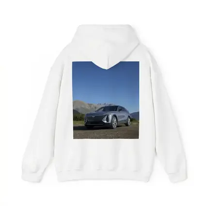 Cadillac Lyriq SUV Mountain Landscape Gray