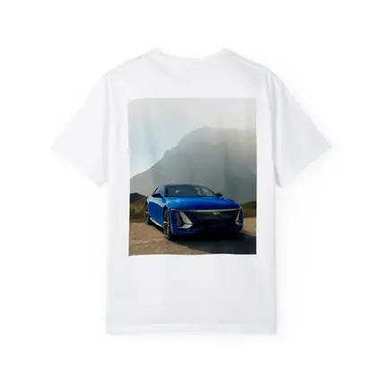Cadillac Celestiq Blue Mountain Landscape Art