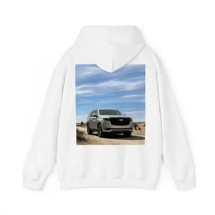 Cadillac Escalade Desert Road Blue Sky