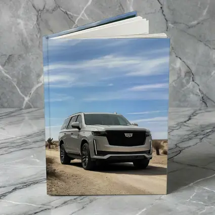 Cadillac Escalade Desert Road Blue Sky