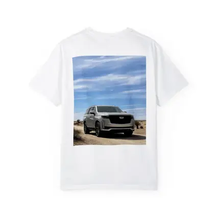 Cadillac Escalade Desert Road Blue Sky