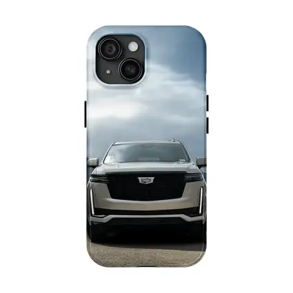 Cadillac Escalade Front View Mountain Road