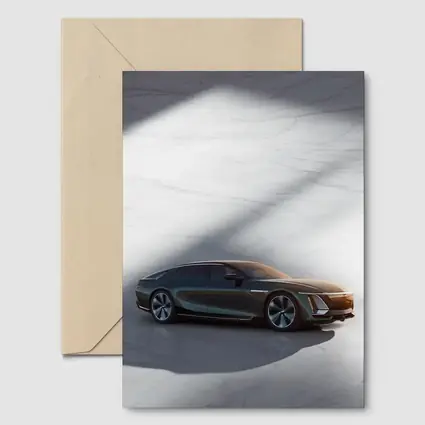 Cadillac Celestiq Concept on Marble Floor
