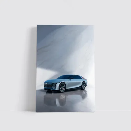 Cadillac Celestiq Concept Silver Marble Studio