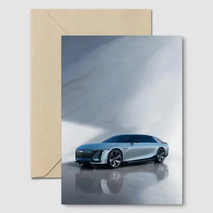 Cadillac Celestiq Concept Silver Marble Studio