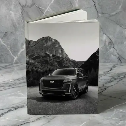 Cadillac Escalade Black Mountain Road Scene